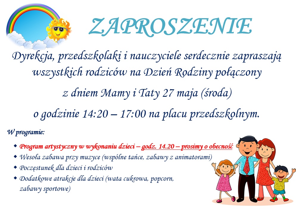 Zdjęcie: Zapraszamy na Święto Rodziny